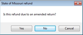 Missouri amended return